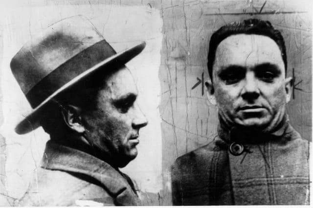 Squizzy Taylor on his release from Pentridge Prison, December 1924. Image: Victoria Police Gazette, 1924–25. Public domain in Australia.