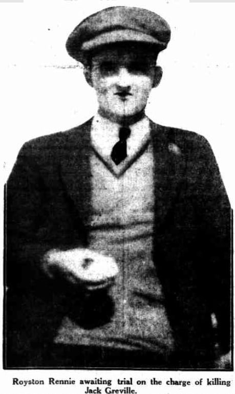 Royston Rennie Hanged at Perth for a Train Robbery Murder